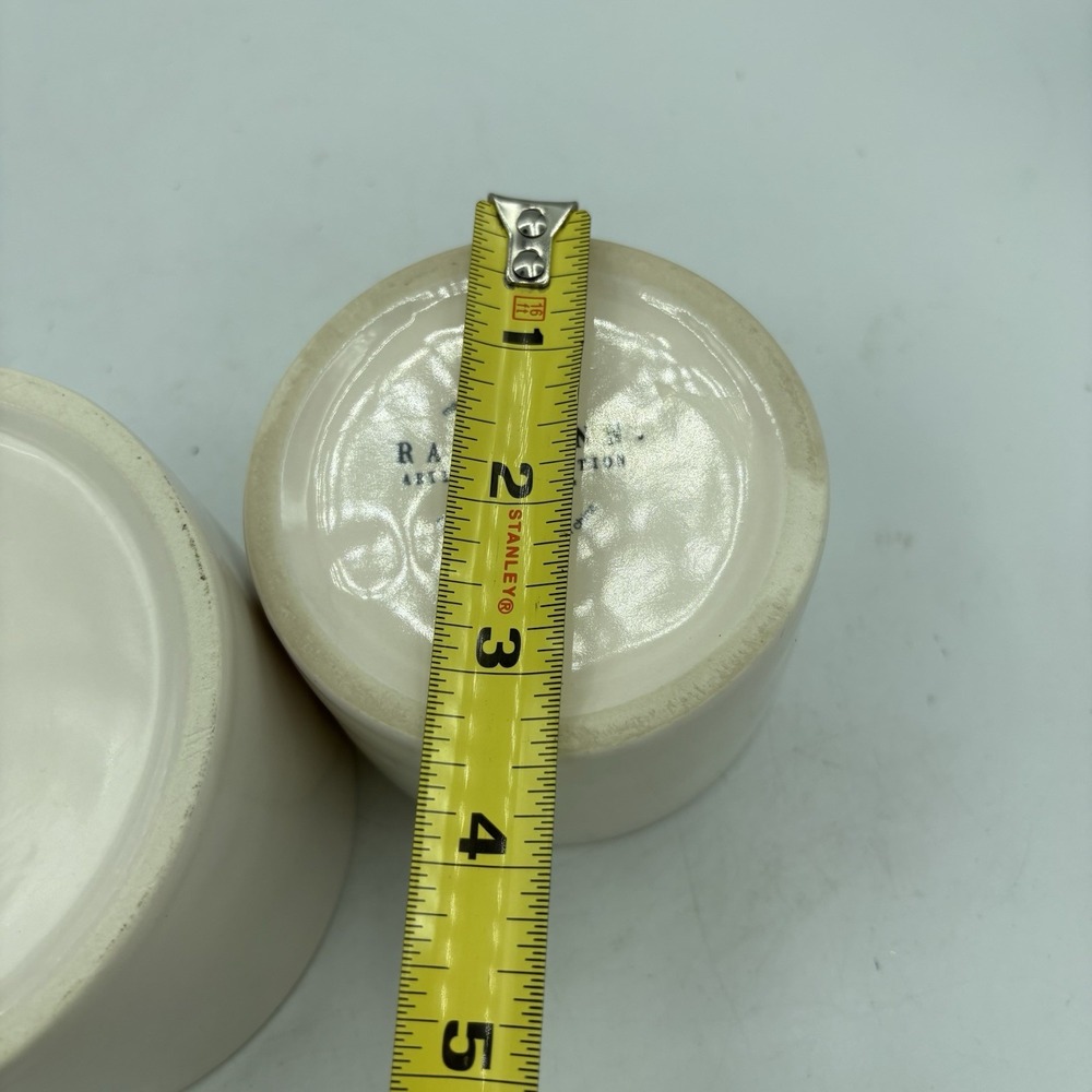Rae Dunn by Magenta Salsa & Guac Nesting Bowl Set Chips Dip Serving Hosting Whit - Picture 6 of 10